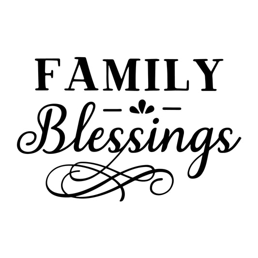 Family blessings SVG