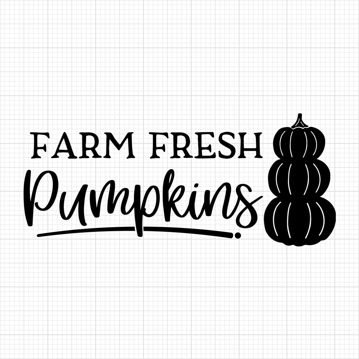 Farm fresh pumpkins