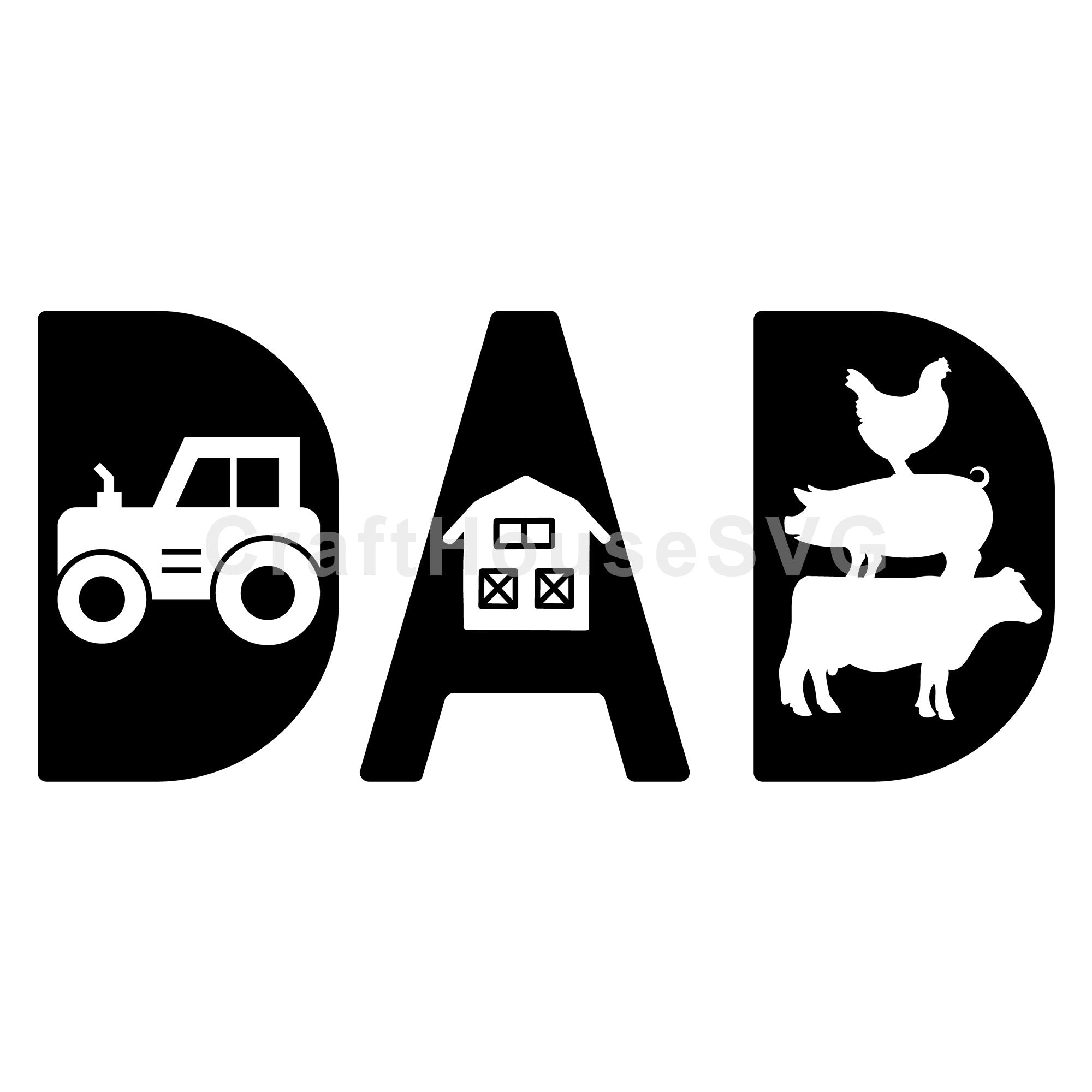 Farmer Dad SVG