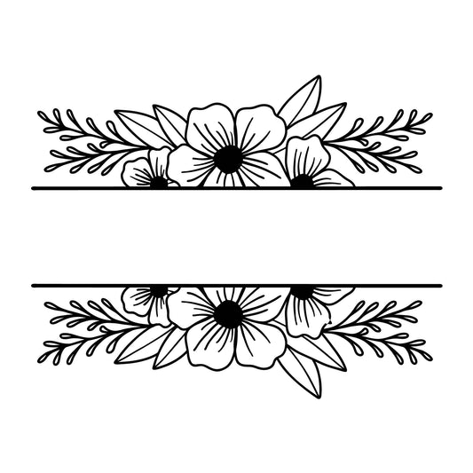 Farmhouse Monogram SVG design for Cricut, Silhouette, laser cutting, vinyl, sublimation, farmhouse signs, monogram projects, decals, and DIY craft projects.