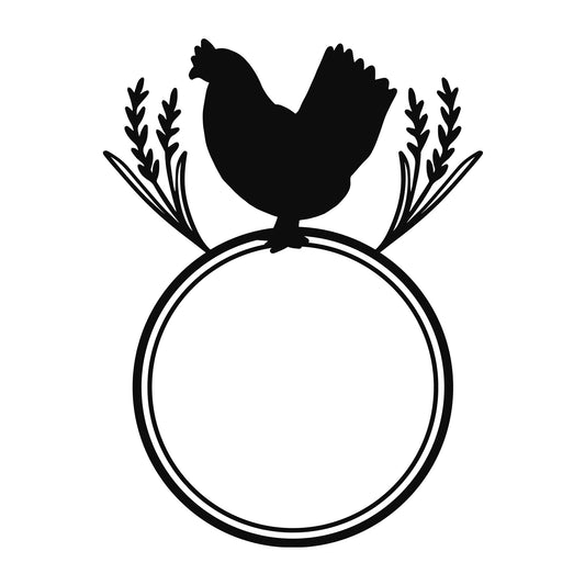 Farmhouse Monogram SVG design for Cricut, Silhouette, laser cutting, vinyl, sublimation, farmhouse signs, monogram projects, decals, and DIY craft projects.