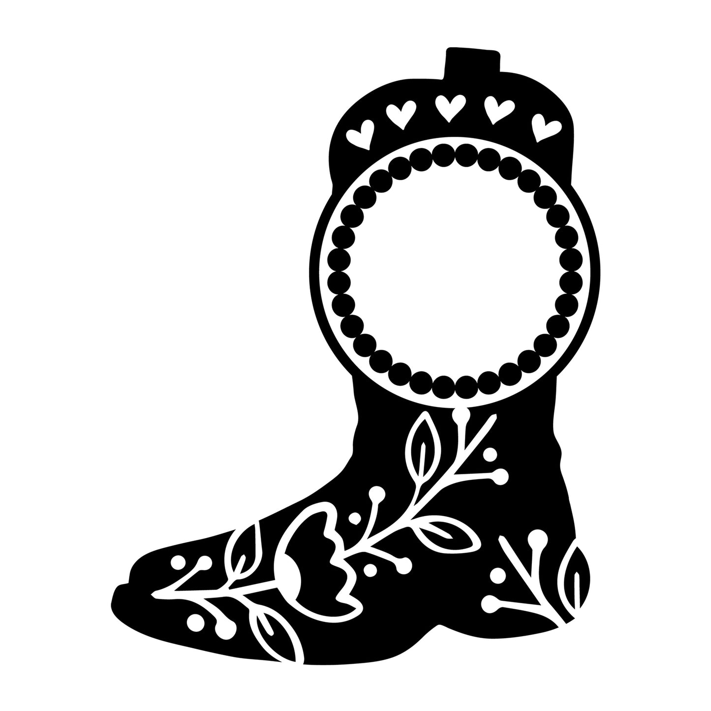 Farmhouse Monogram SVG design for Cricut, Silhouette, laser cutting, vinyl, sublimation, farmhouse signs, monogram projects, decals, and DIY craft projects.
