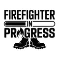 Firefighter in Progress SVG