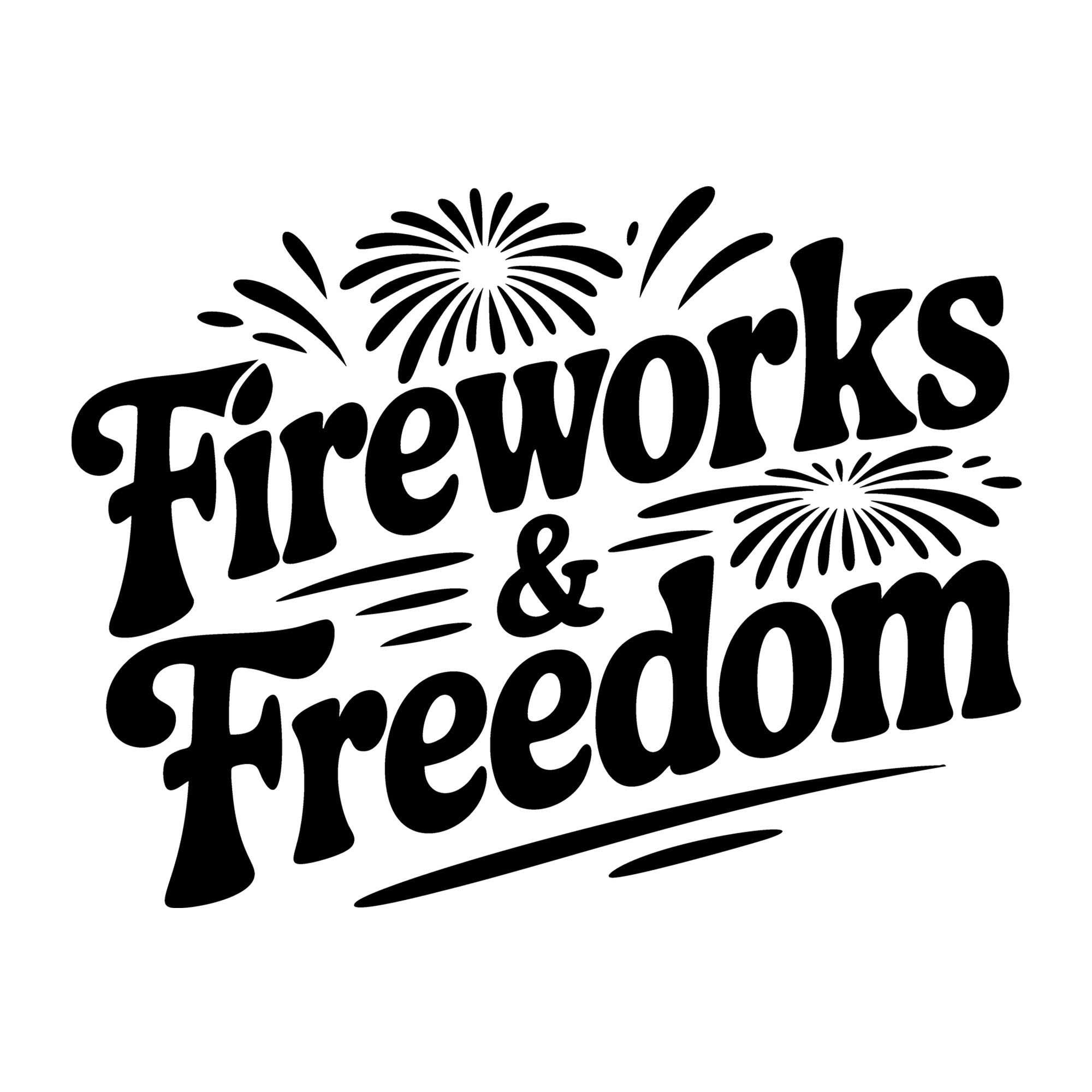 Fireworks and Freedom SVG