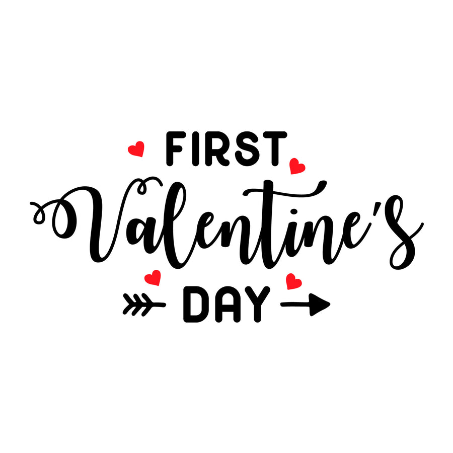 First Valentine's Day SVG