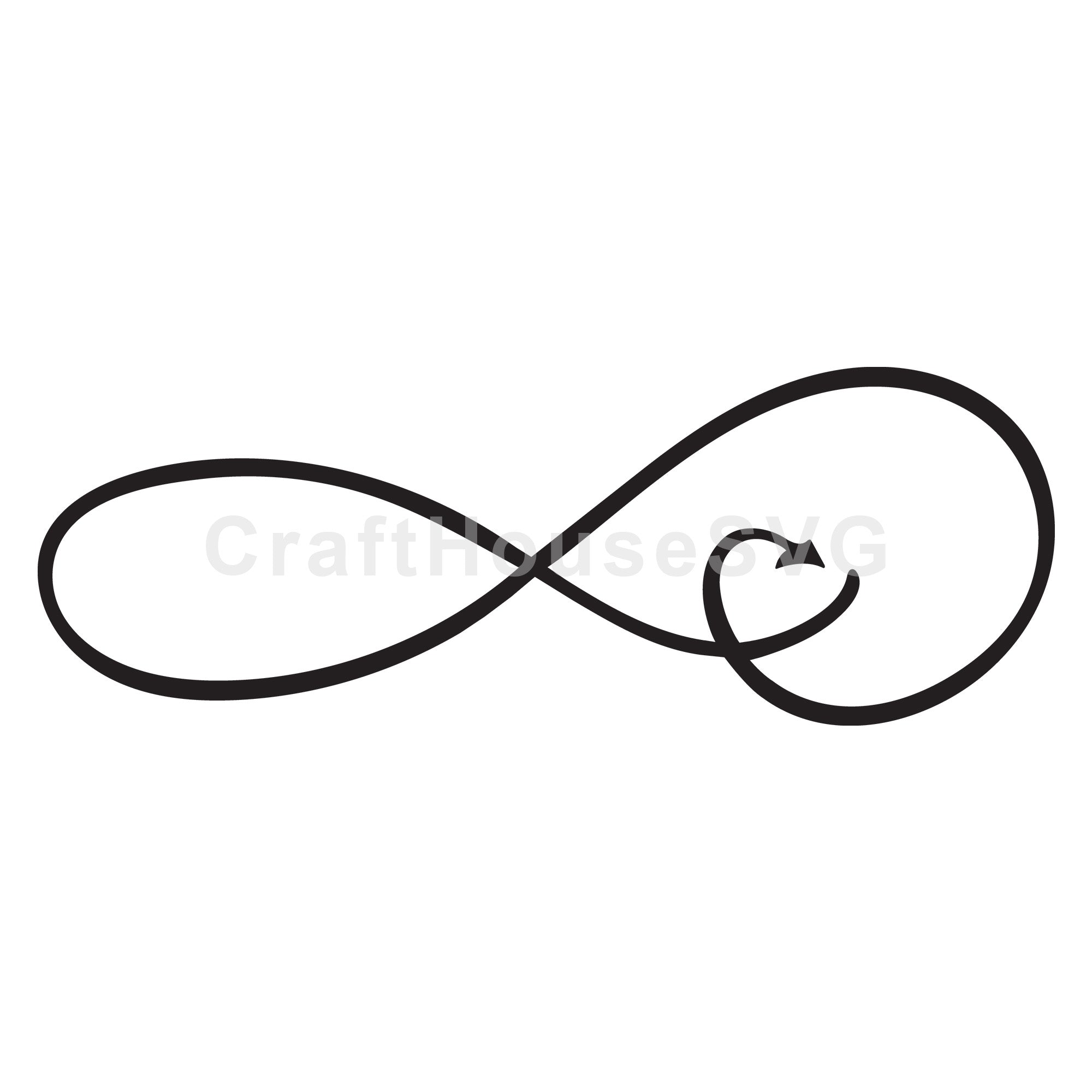 Infinity Loop Hook Fishing SVG