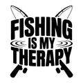 Fishing Is My Therapy SVG