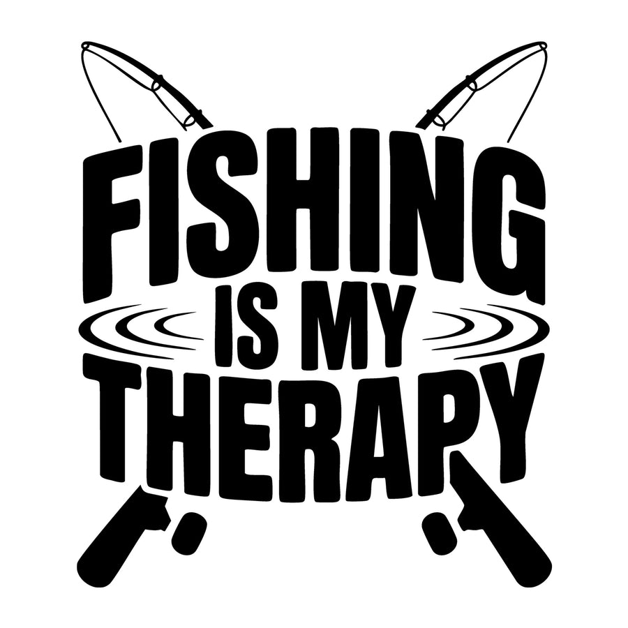 Fishing Is My Therapy SVG