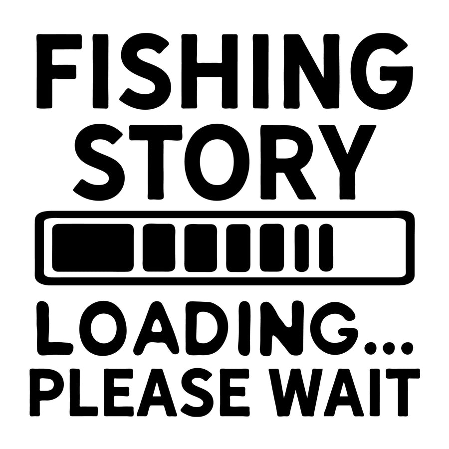 Fishing Story Loading Please Wait SVG