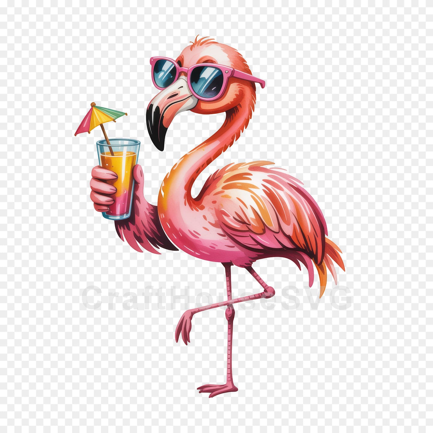 Cute Summer Animals Clipart Bundle