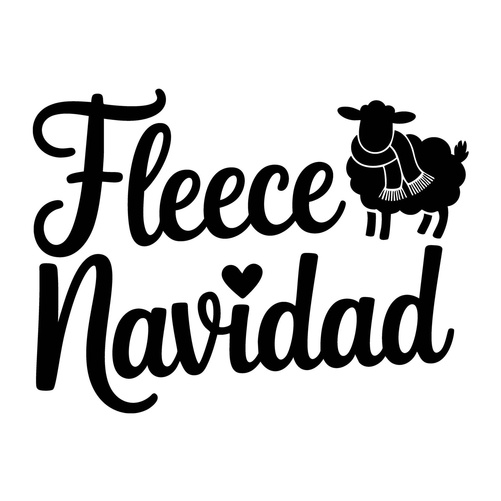 Fleece Navidad SVG