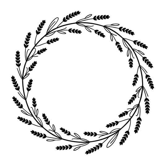 Floral Frame SVG