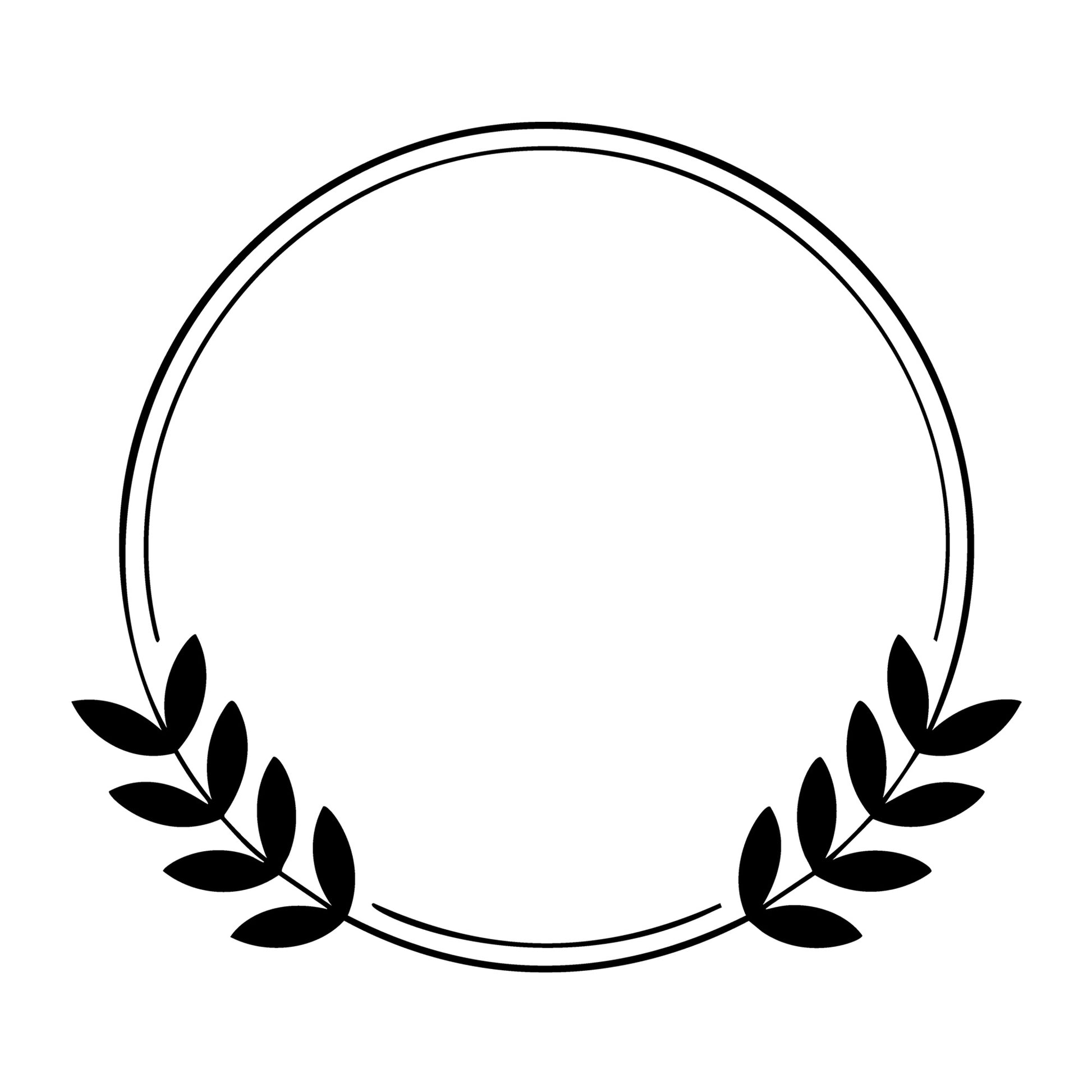 Floral Frame SVG