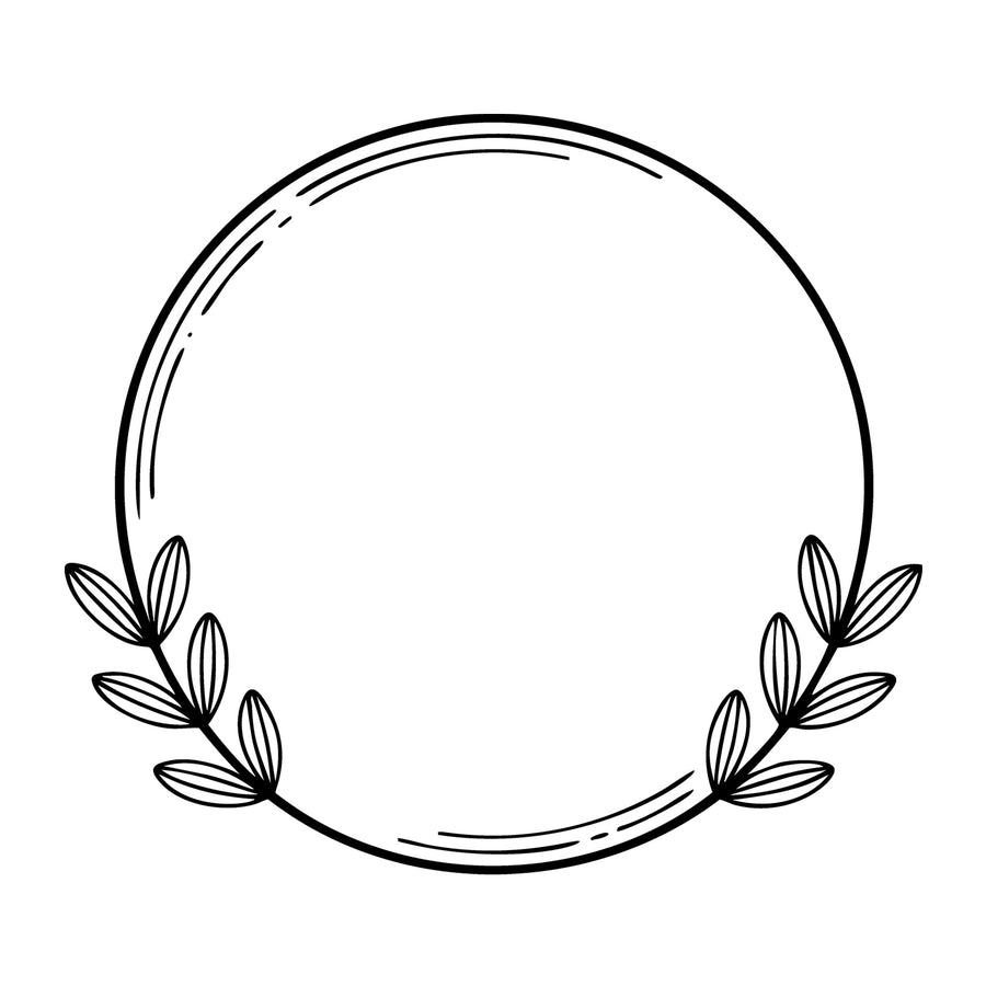 Floral Frame SVG