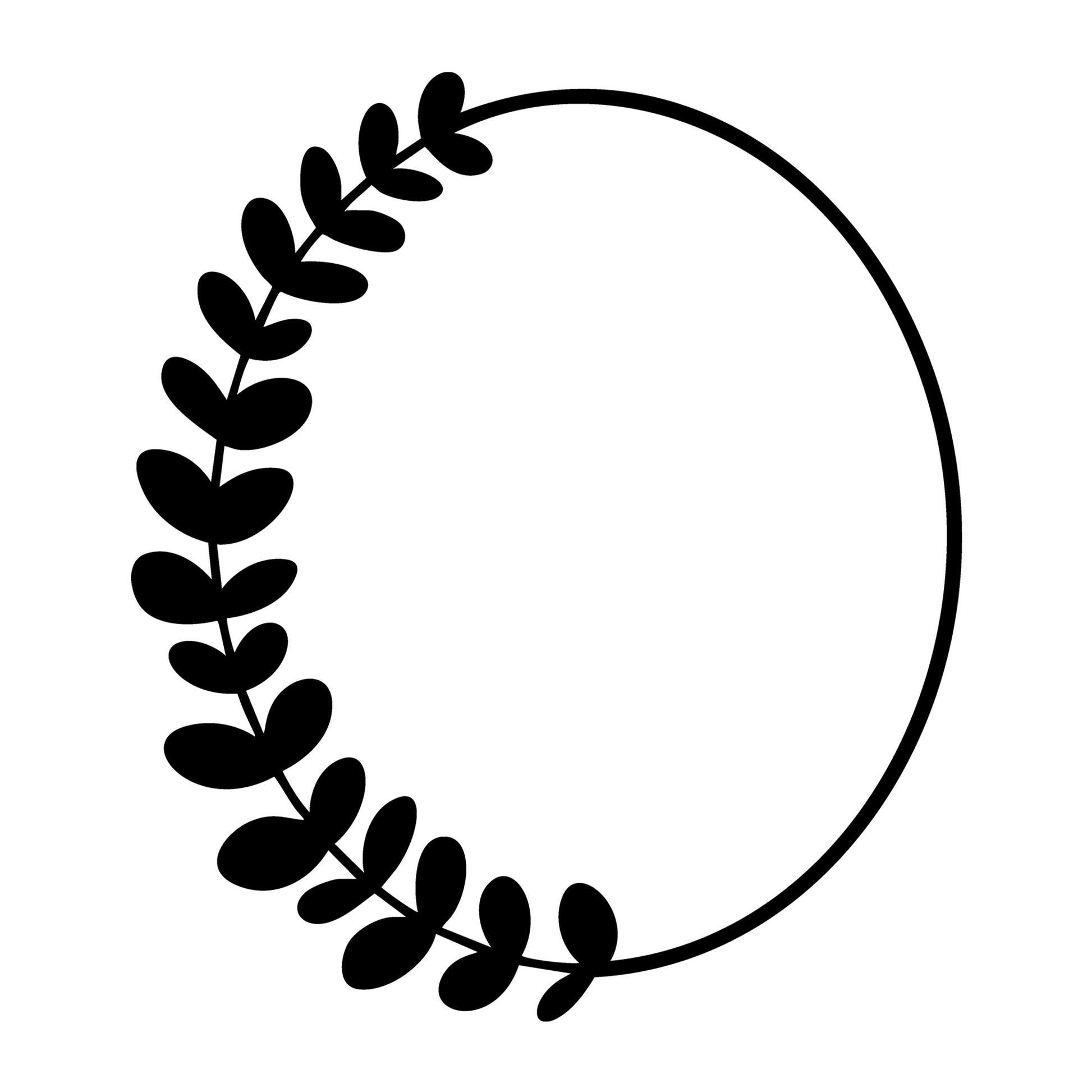 Floral Frame SVG