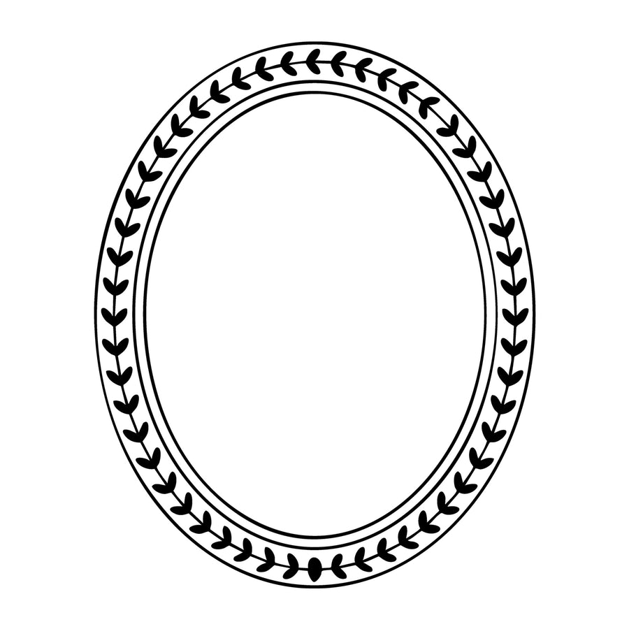 Floral Frame SVG