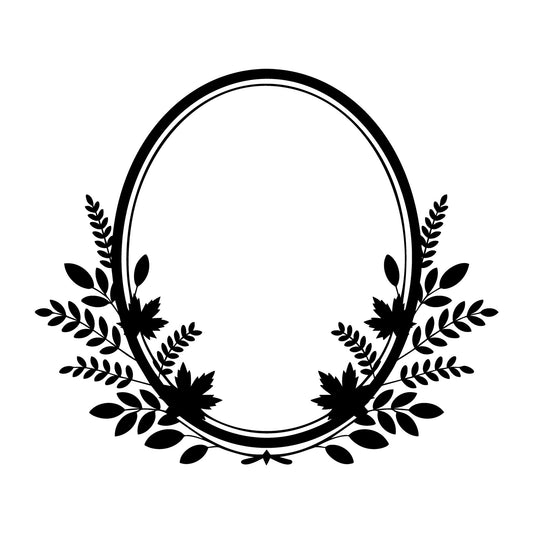 Floral Frame SVG