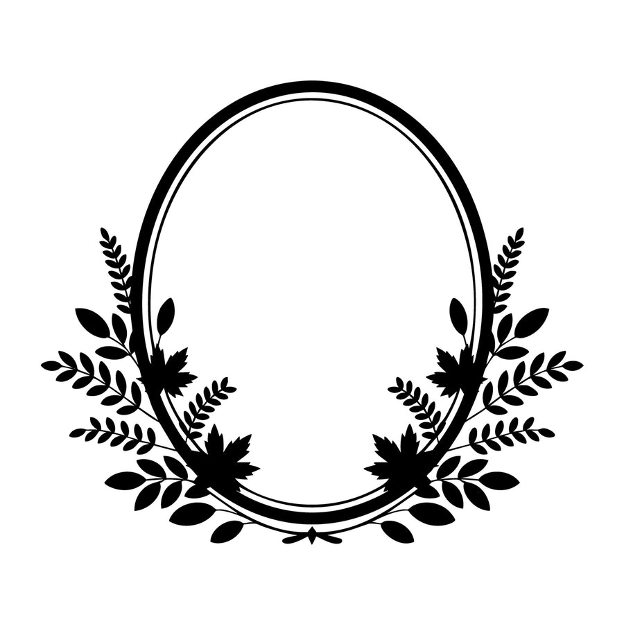 Floral Frame SVG
