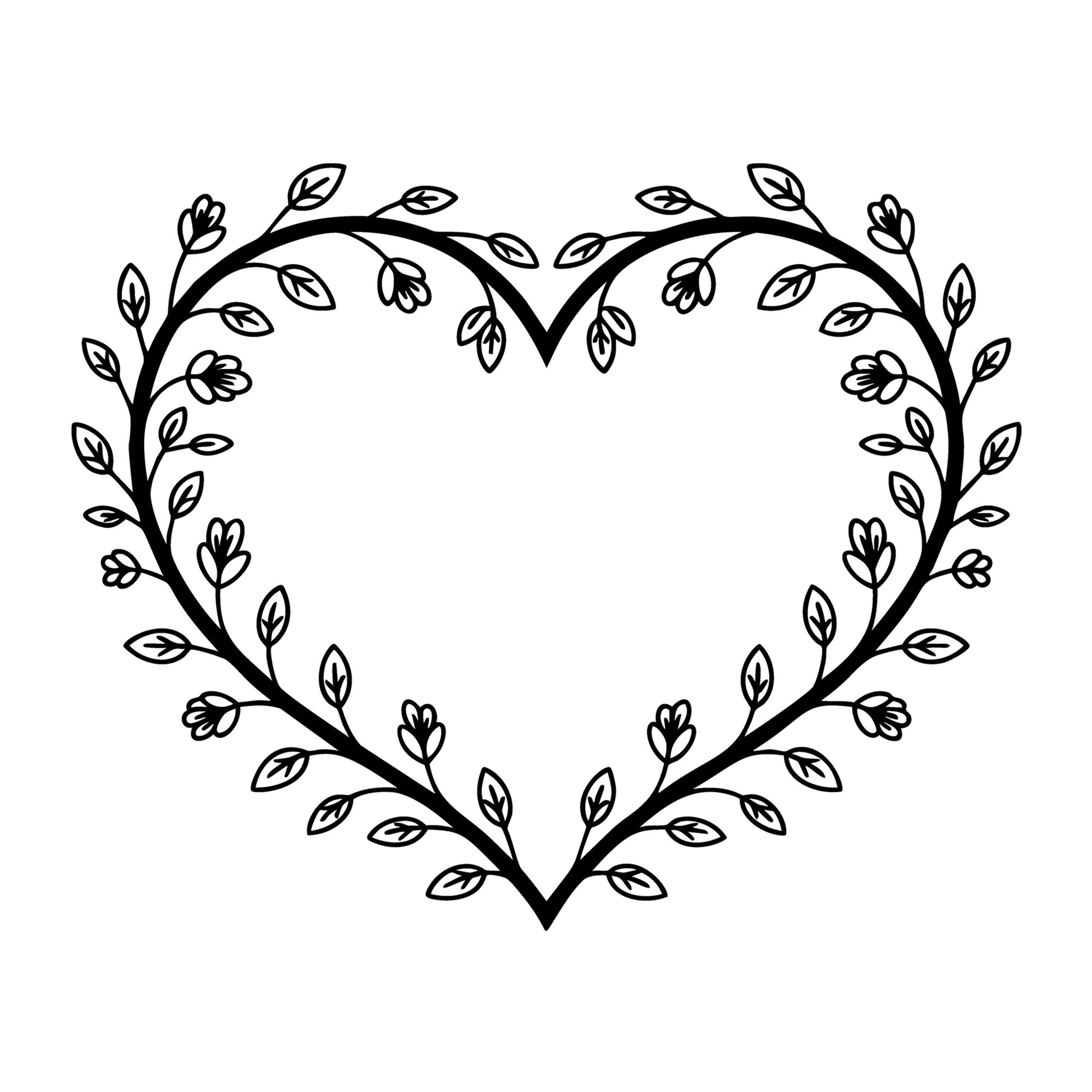 Floral Frame SVG