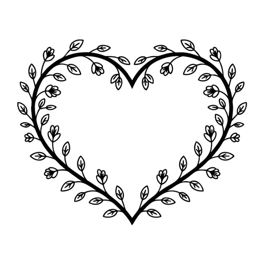 Floral Frame SVG