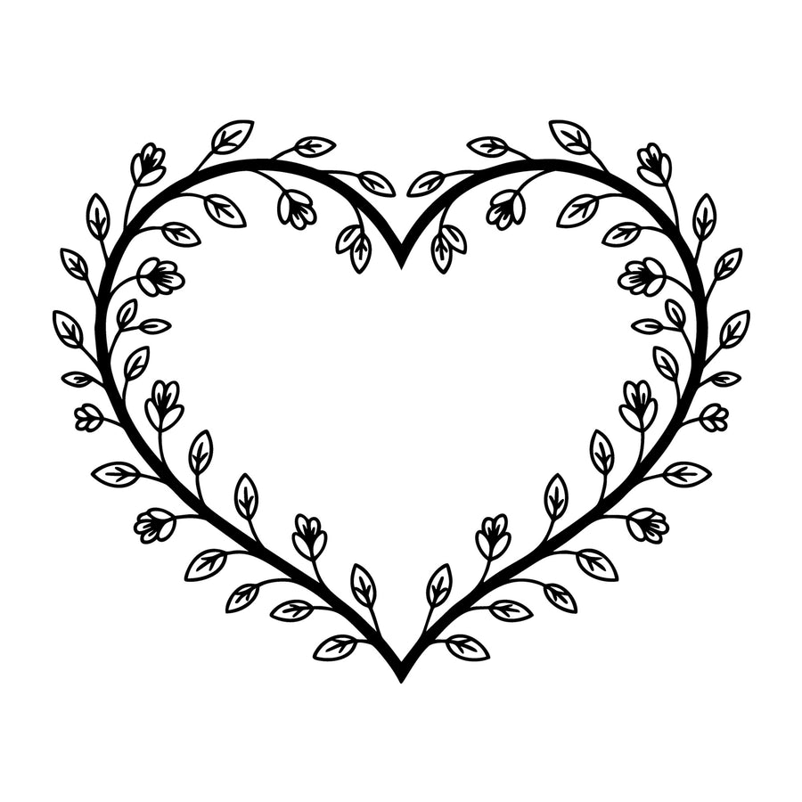 Floral Frame SVG