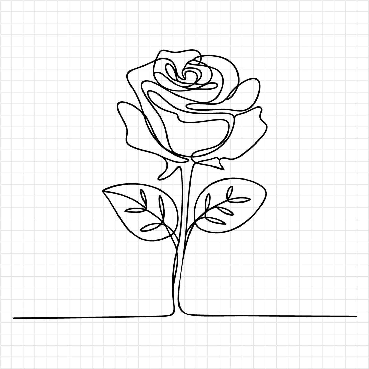 Floral Line Art SVG Bundle