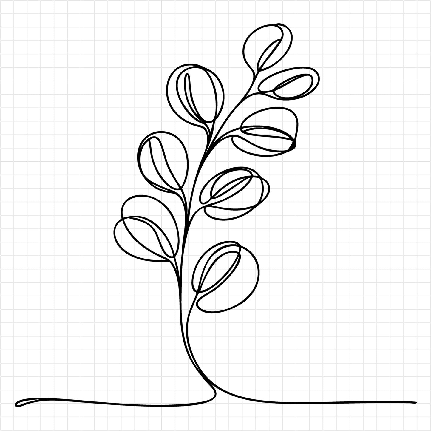 Floral Line Art SVG Bundle