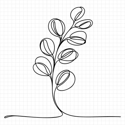 Floral Line Art SVG Bundle