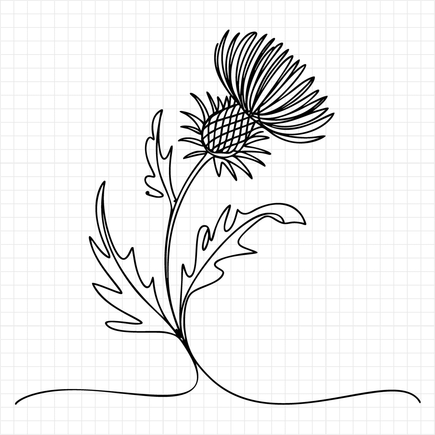 Floral Line Art SVG Bundle