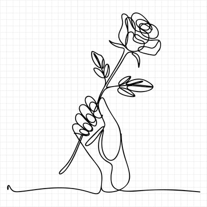 Floral Line Art SVG Bundle