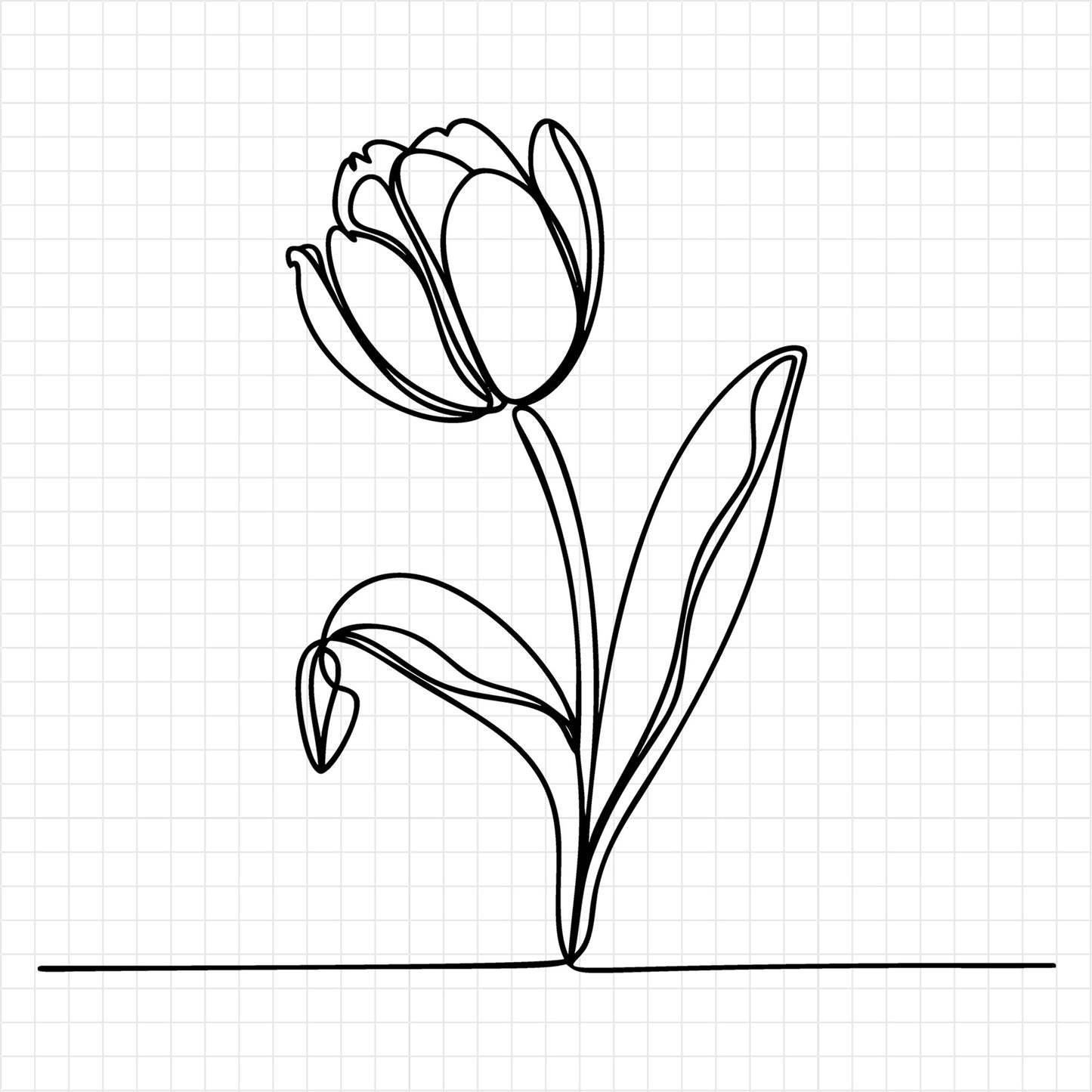 Floral Line Art SVG Bundle