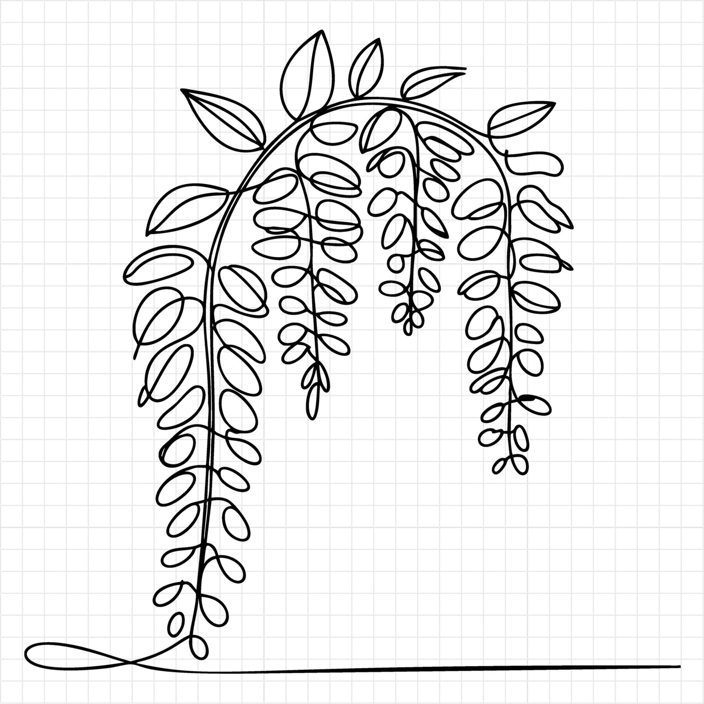 Floral Line Art SVG Bundle