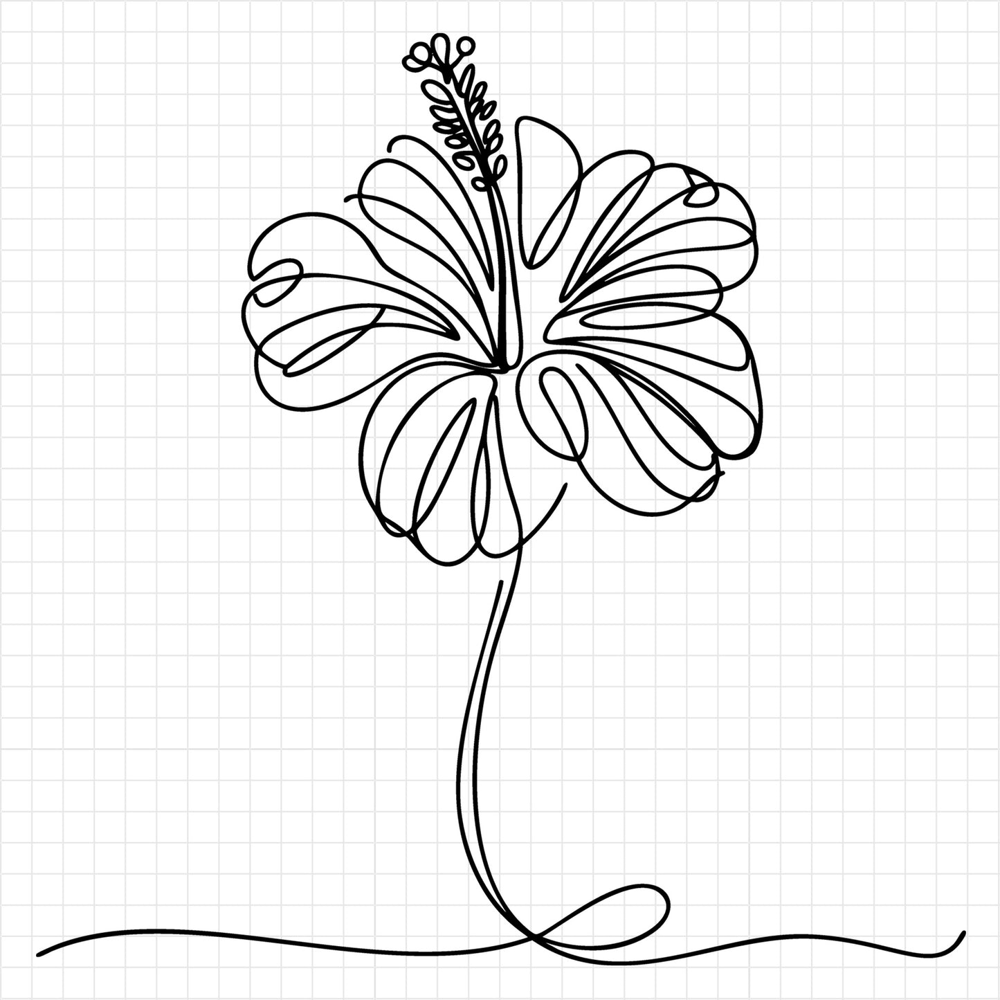 Floral Line Art SVG Bundle