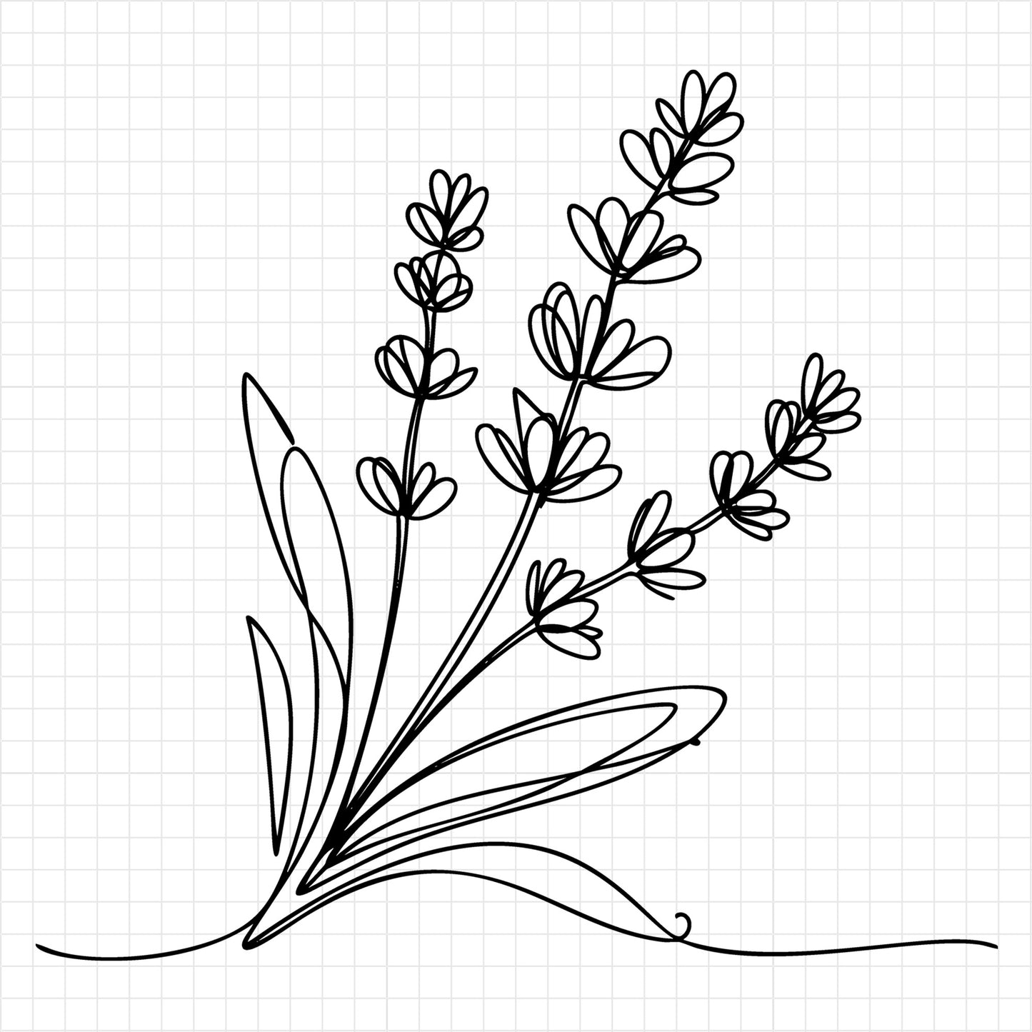 Floral Line Art SVG Bundle