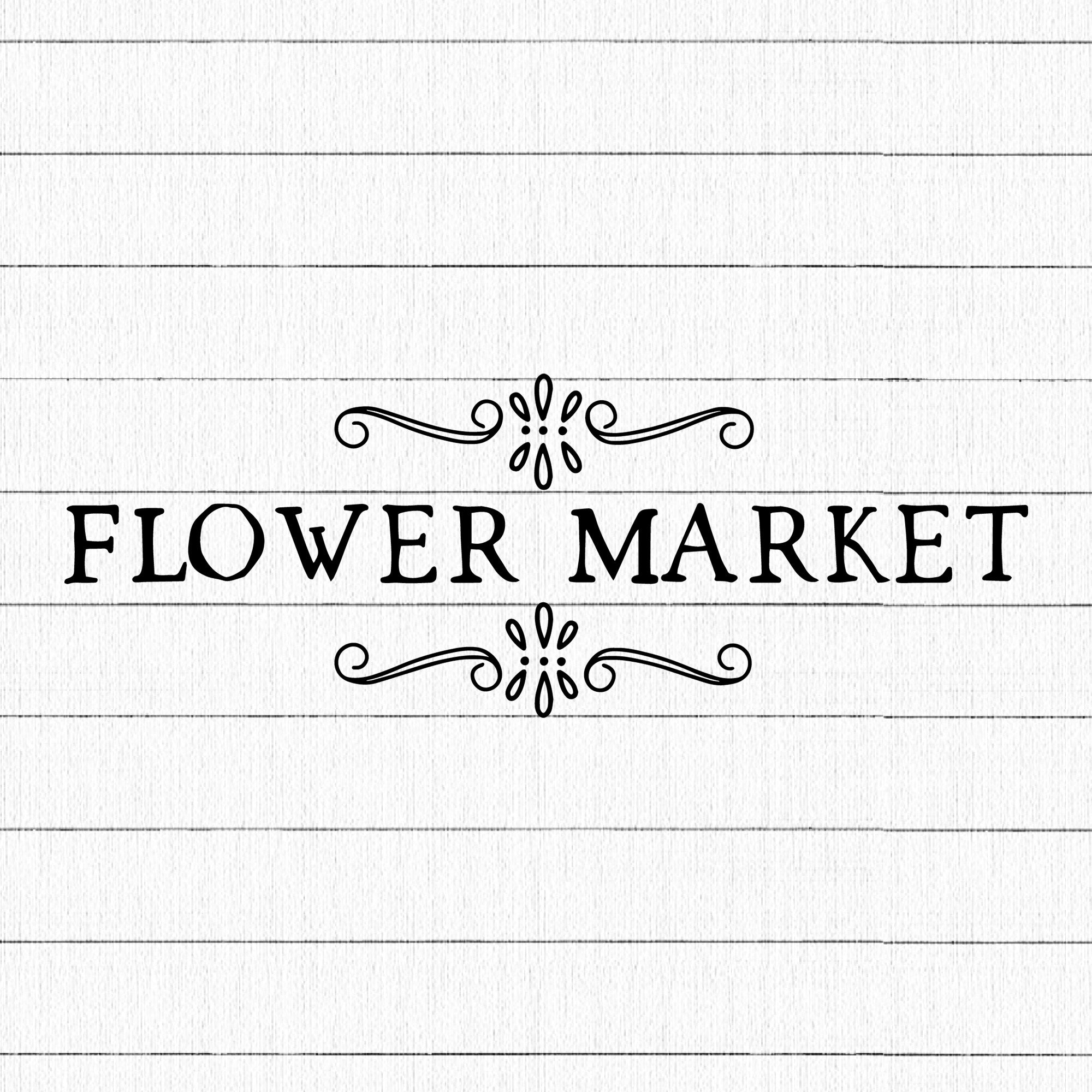 Flower Market SVG | M26F5