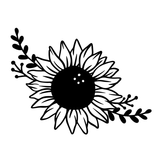 Flowers SVG design for Cricut, Silhouette, laser cutting, vinyl, sublimation, floral crafts, and DIY projects.