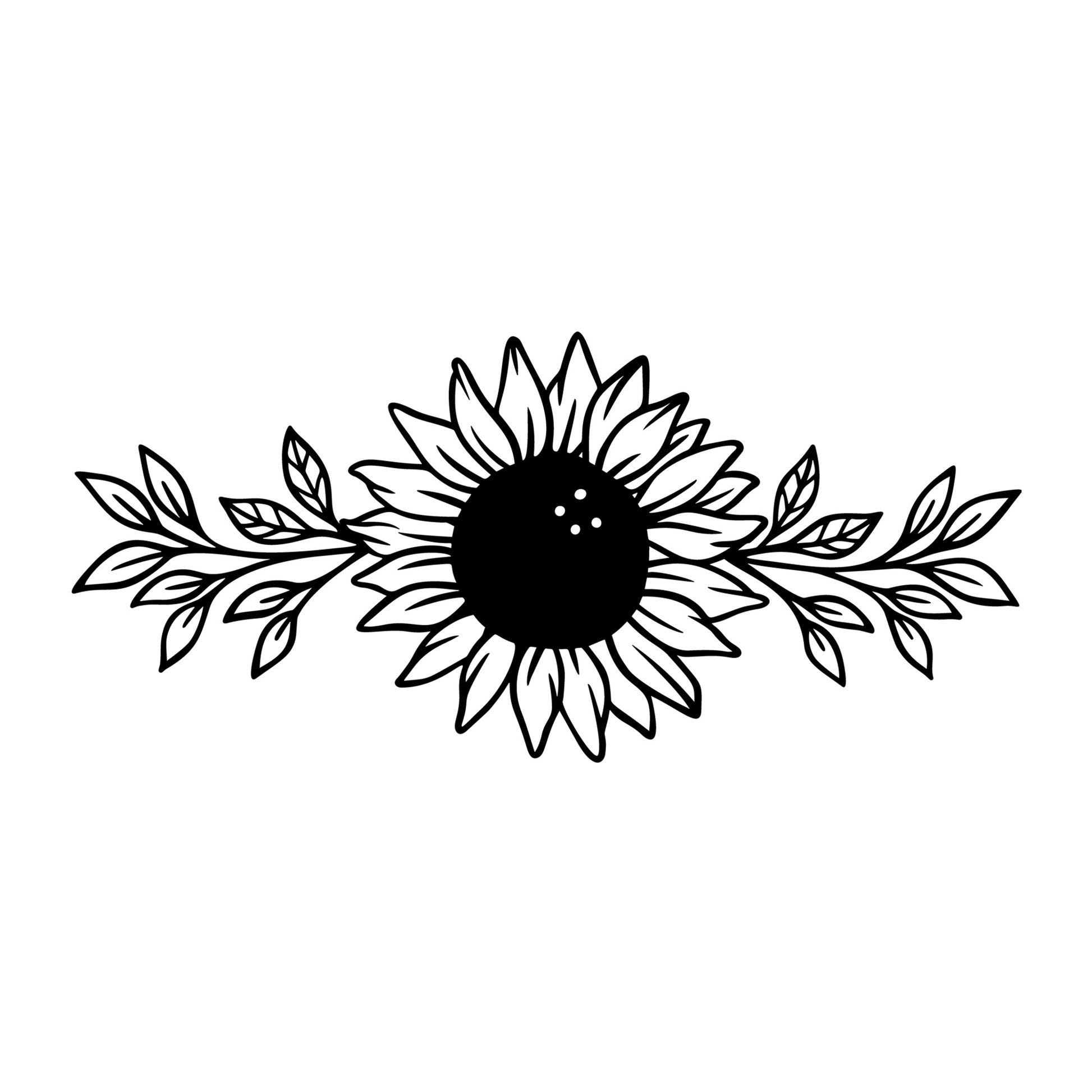 Flowers SVG design for Cricut, Silhouette, laser cutting, vinyl, sublimation, floral crafts, and DIY projects.