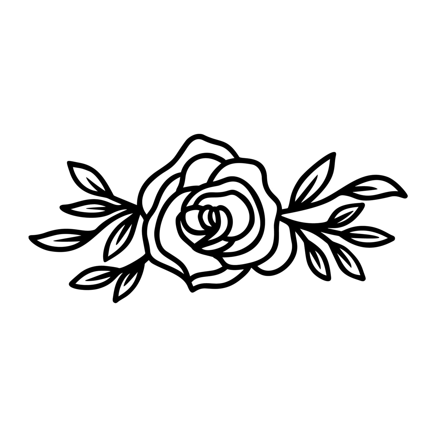 Flowers SVG design for Cricut, Silhouette, laser cutting, vinyl, sublimation, floral crafts, and DIY projects.