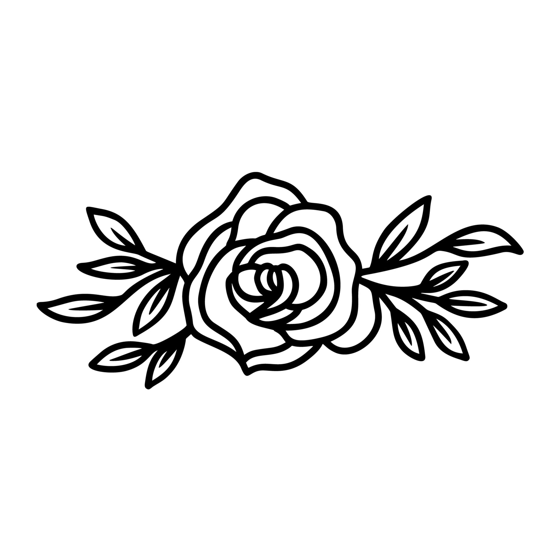 Flowers SVG design for Cricut, Silhouette, laser cutting, vinyl, sublimation, floral crafts, and DIY projects.