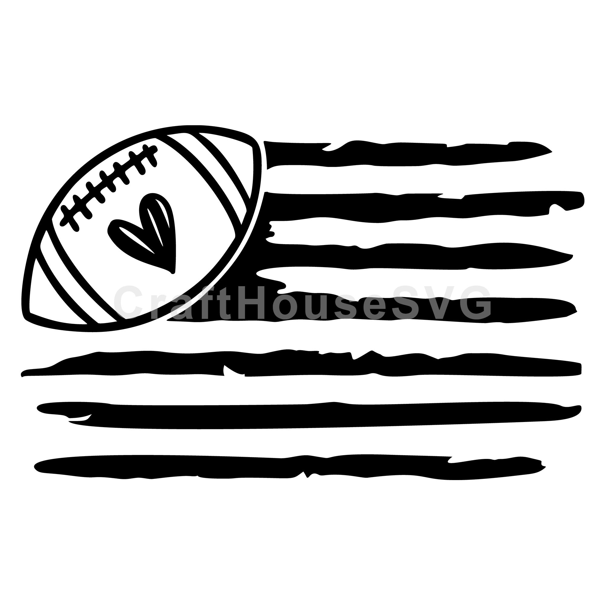 American Football Flag SVG