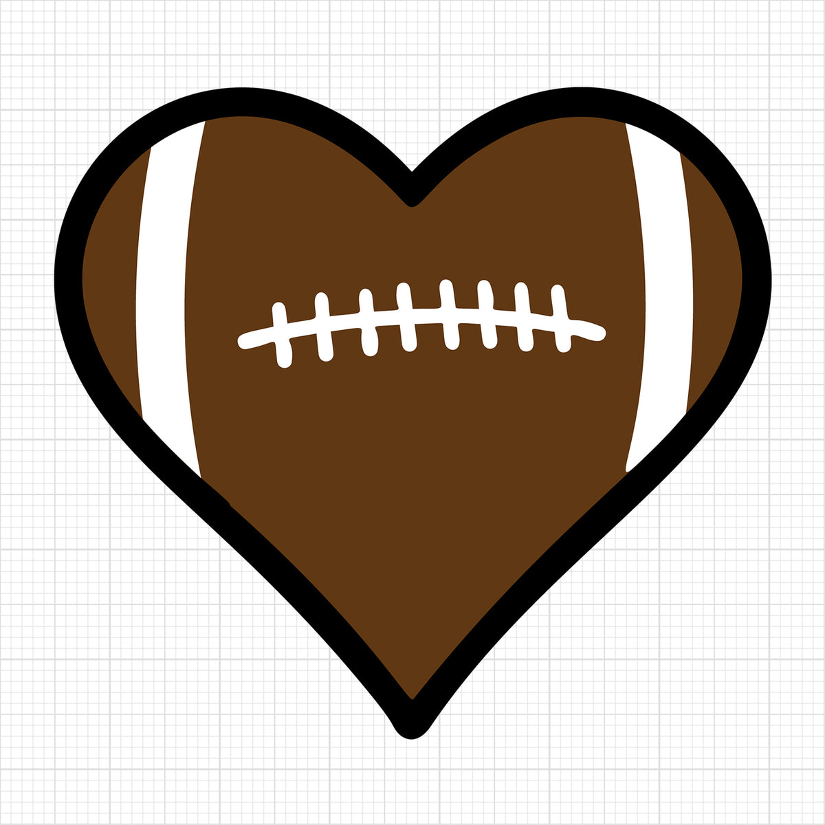 Football Heart Layers