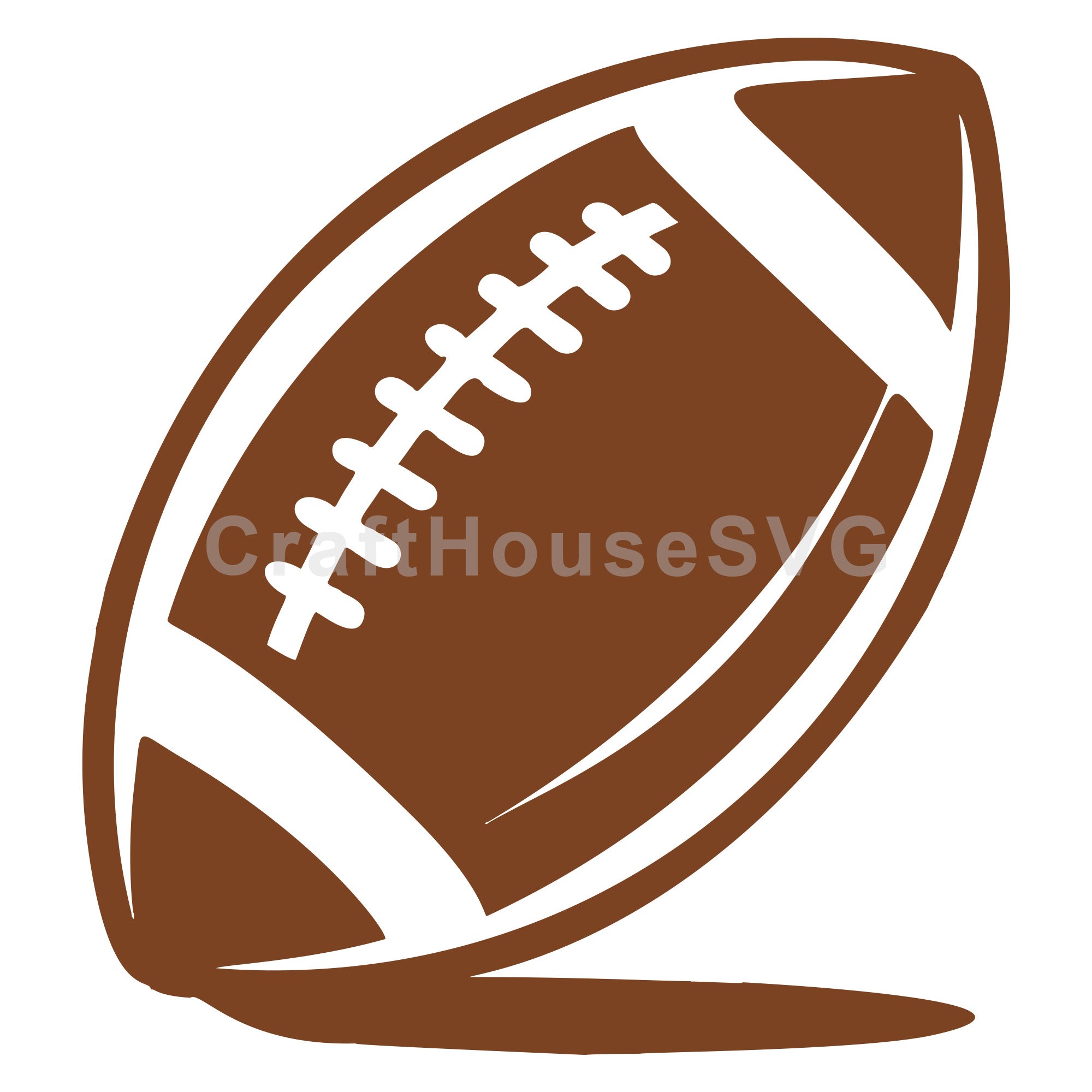 Football Silhouette SVG