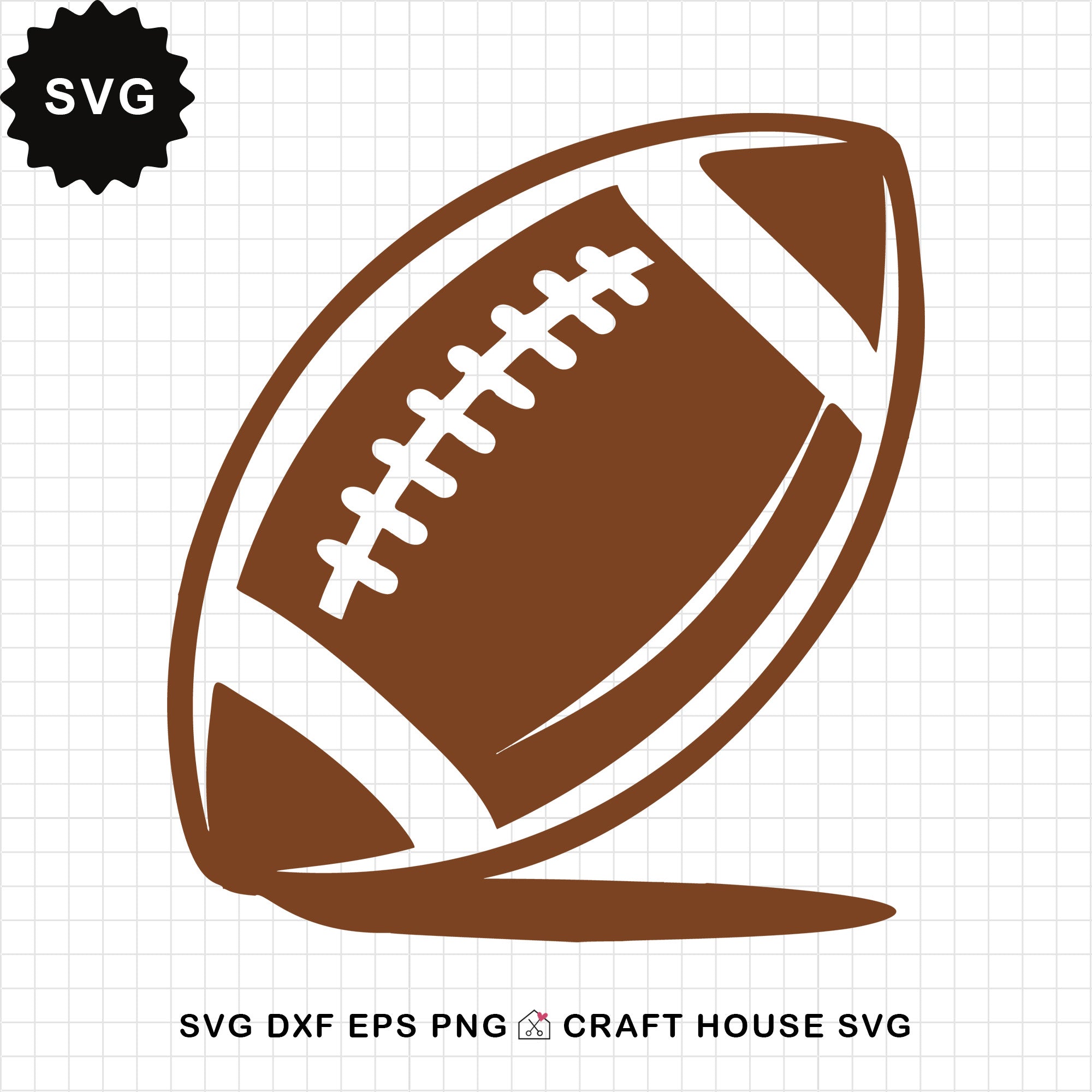 Football Silhouette SVG