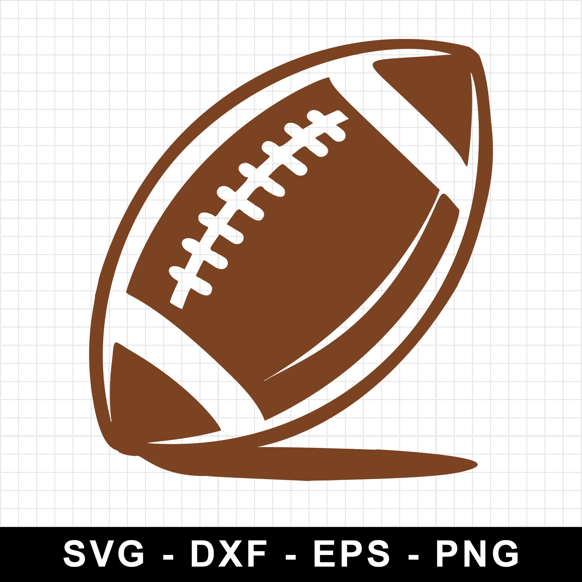 Football Silhouette SVG