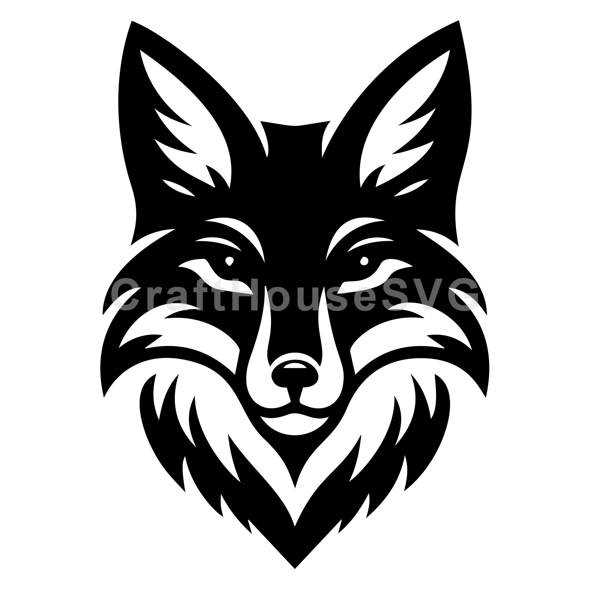 Fox Head SVG