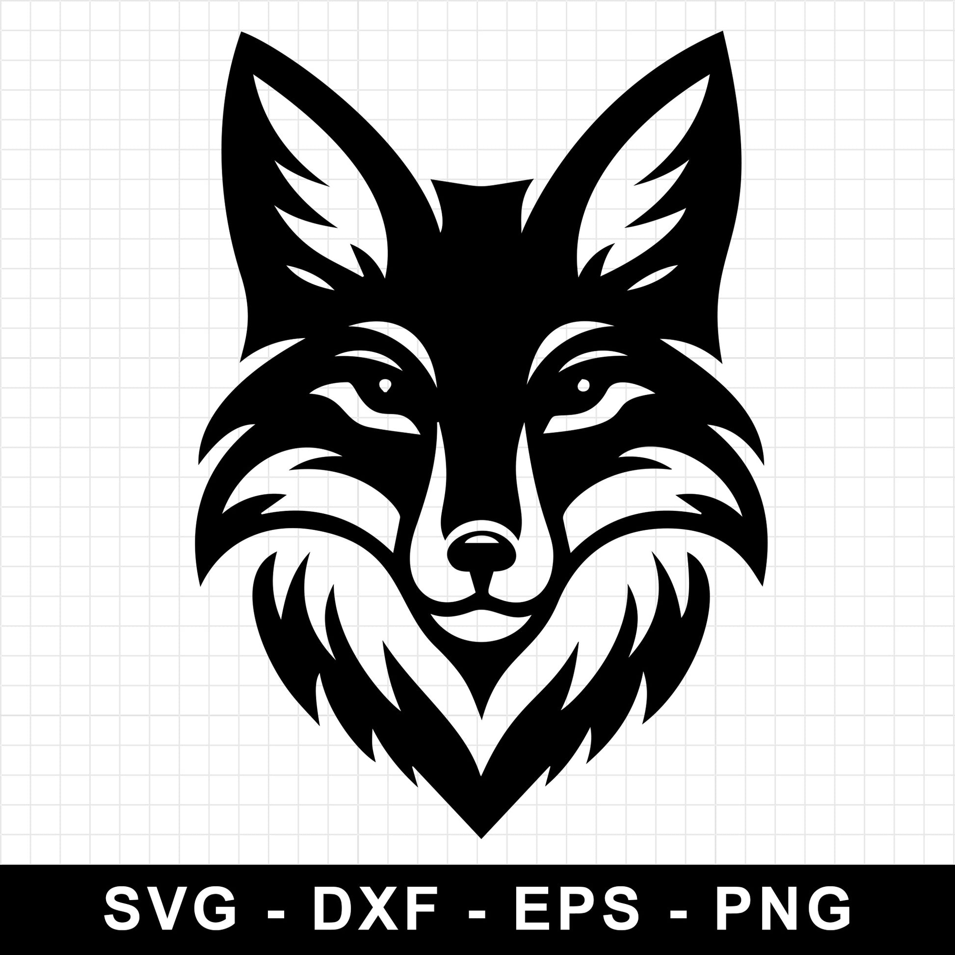 Fox Head SVG - Craft House SVG