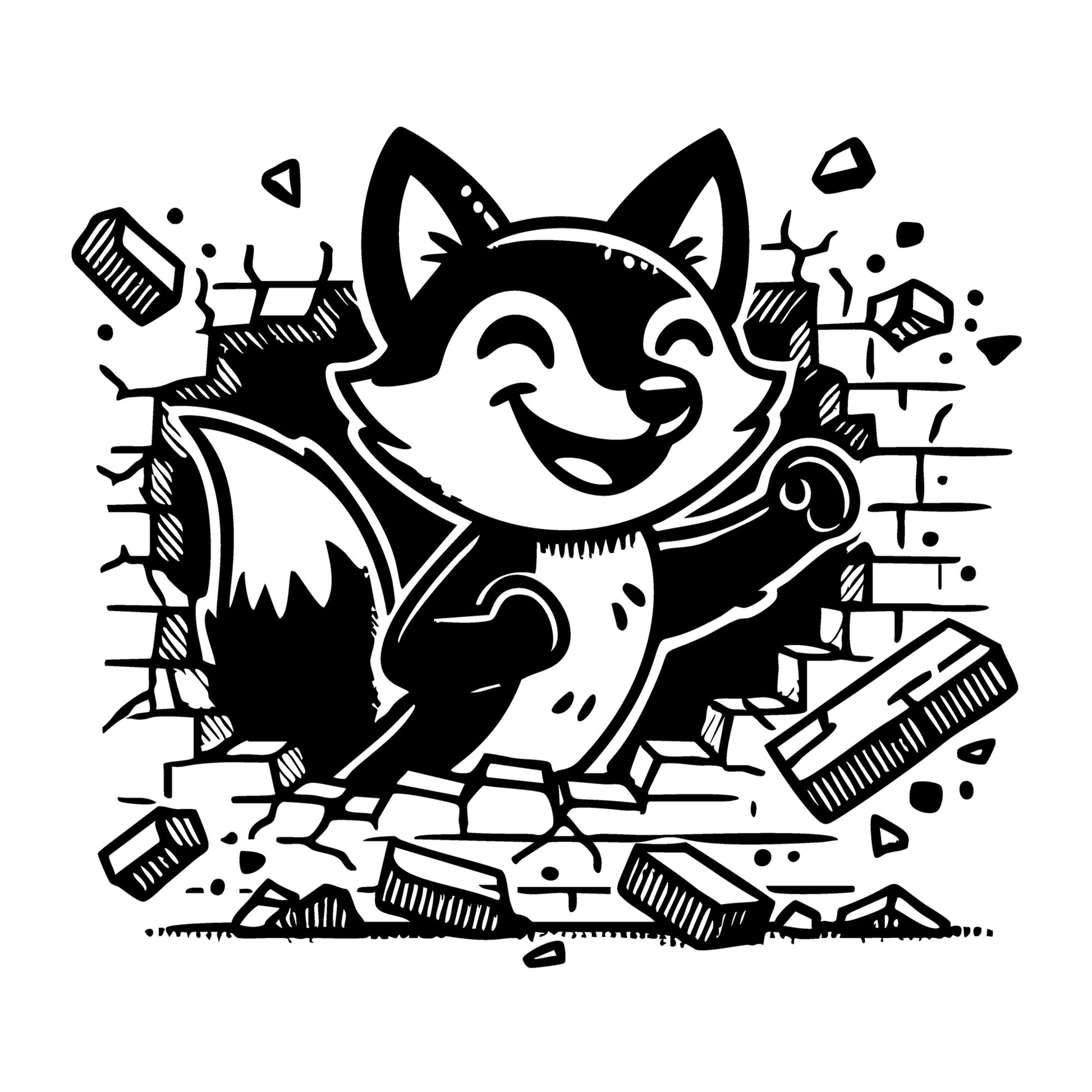 Fox SVG for Cricut, Silhouette, laser cutting, vinyl, sublimation, animal crafts, decals, shirts, and DIY craft projects.
