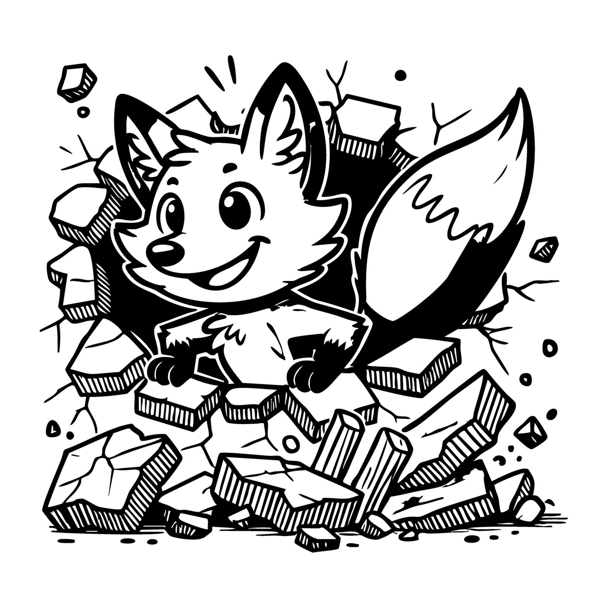 Fox SVG for Cricut, Silhouette, laser cutting, vinyl, sublimation, animal crafts, decals, shirts, and DIY craft projects.