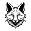 Fox Head SVG design for Cricut, Silhouette, laser cutting, and craft projects.