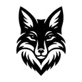 Fox Head Silhouette SVG design for Cricut, Silhouette, laser cutting, and craft projects.